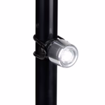 DUNLOP Kerékpár lámpa első alu, 2,7x3,0x3,7cm 28gr, 2xCR2032 elemmel 3V, 230 mAh thumbnail 2