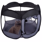 PET COMFORT Kisállat járóka/ kennel, hordozható táskává alakítható, nagy méret, Ø100x75cm thumbnail 1