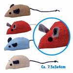 PET TOYS Macska játék egér 7x3x4cm, 4 színben thumbnail 1