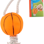 PET TOYS Kutyajáték húzós kosár labda, 7,5x20cm thumbnail 1