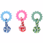 PET TOYS Kutyajáték - kötél karikával 16x8x5cm 3 színben thumbnail 2