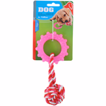 PET TOYS Kutyajáték - kötél karikával 16x8x5cm 3 színben thumbnail 5