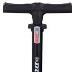 DUNLOP álló kerékpár pumpa, 67,5 cm, max 12 bar, 100cm tömlő, Presta-és Schrader thumbnail 2