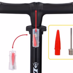 DUNLOP álló kerékpár pumpa, 67,5 cm, max 12 bar, 100cm tömlő, Presta-és Schrader thumbnail 5