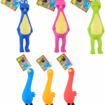 PET TOYS Kutyajáték - béka/madár 23x8x6cm 6 változatban thumbnail 1