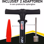 DUNLOP álló nyomásmérős kerékpár pumpa, max 11bar, Presta-és Schrader  thumbnail 8