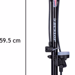 DUNLOP álló nyomásmérős kerékpár pumpa, max 11bar, Presta-és Schrader  thumbnail 7