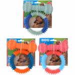 PET TOYS Kutyajáték - karika és csont, 2db, 3 színben thumbnail 2