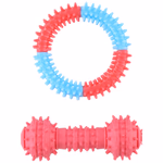 PET TOYS Kutyajáték - karika és csont, 2db, 3 színben thumbnail 4