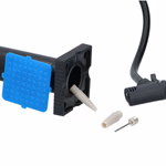 DUNLOP pumpa, lábbal működtethető, nyomásmérővel, max 10bar, Presta-és Schrader thumbnail 4