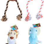 PET TOYS Kutyajáték - kötél, állatos, 4 változatban thumbnail 1