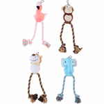 PET TOYS Kutyajáték - kötél, állatos, 4 változatban thumbnail 2