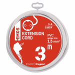 EMOS hosszabbító 3 m / 1 aljzat / fehér / PVC / 1,5 mm2 thumbnail 2