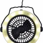 GRUNDIG Kemping lámpa és ventilátor 20x6cm 12 LED meleg fehér 3xAA (nem tart.) thumbnail 3