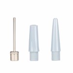 DUNLOP álló nyomásmérős kerékpár pumpa, 3 adapter szürke thumbnail 5