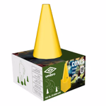 UMBRO Labdarúgó bólya készlet 10 darabos, sárga, 14x14x23cm  thumbnail 1