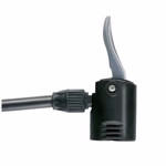 DUNLOP álló nyomásmérős kerékpár pumpa, 3 adapter szürke thumbnail 6