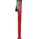 DUNLOP álló kerékpár pumpa, 3 adapter piros thumbnail 1
