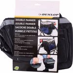 DUNLOP kerékpár táska csomagtartóra dupla 30x26x10cm hordozó füllel thumbnail 2