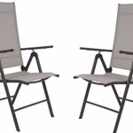 LIFETIME GARDEN Kempingszék alu 7 pozíciós 106/55cm szürke thumbnail 5