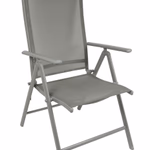 LIFETIME GARDEN Kempingszék alu 7 pozíciós 106/55cm szürke thumbnail 1
