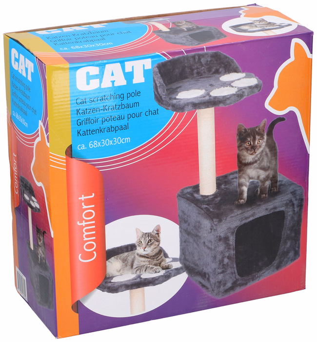 PET COMFORT Macsaka játszótér és kaparófa, 68x30x30cm - Image 1 of 5