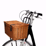 BICYCLE GEAR Retro kerékpáros fonott kosár, 30 literes thumbnail 2