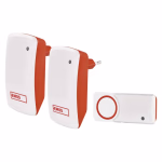 EMOS Vezeték nélküli csengő, két főegységgel, ELEM NÉLKÜLI jelzőgombbal, konnektoros thumbnail 1