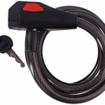 DUNLOP kerékpár kábelzár 12mmx150cm, 2 kulcs thumbnail 1