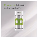 GP Akkumulátor töltő Eco E221+2xAA ReCyko 2100mAh thumbnail 4