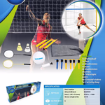 SCATCH Röplabda/tollaslabda komplett készlet, hálóval, ütővel thumbnail 5