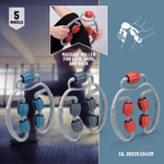 UMBRO Masszírozó gyűrű karra, lábra 5 görgős 3 színben 26x20,5x4cm  thumbnail 1