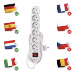 EMOS hosszabbító elosztó kapcsolóval 6 aljzat 5m, 1.5 mm2 thumbnail 5