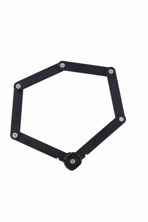 DUNLOP kerékpár zár lapra hajtható, 85 cm, 3 kulcs, cca 1kg - Image 1 of 6