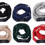 DUNLOP számzáras kerékpár zár lánc d3,5x120cm 320gr, 6 színben thumbnail 1