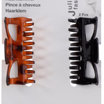 JULIETTE FASHION Hajcsat 2db, 9cm, műanyag. 1fekete/1barna. thumbnail 1