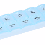 COMFORT AID Gyógyszeradagoló 21,5x6,5x2,5cm, 7 napos, angol nyelvű thumbnail 1