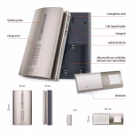 Vezeték nélküli csengő P5763N, 3× AA, ismétlési funkció thumbnail 3