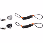 DUNLOP tárcsafék zár emlékkábellel. Tárcsás motorkerékpárok, robogók, kerékpárok lopás elleni védelmére thumbnail 2