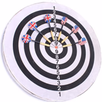 LIFETIME GAMES Darts szett 45cm, 6 db súlyozott réz nyillal thumbnail 2