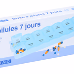 COMFORT AID Gyógyszer tároló doboz 21,5x6,5x2,5cm francia 7 napos thumbnail 1