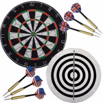 LIFETIME GAMES Darts szett 45cm, 6 db súlyozott réz nyillal thumbnail 1
