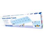 COMFORT AID Gyógyszer tároló doboz 21,5x6,5x2,5cm francia 7 napos thumbnail 2