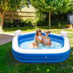 CREATIVE KIDS Medence fejtámlával, italtartóval 213x206x60cm thumbnail 3