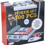 Poker szett alu táskában 100db-os thumbnail 1