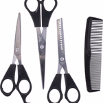 TOUCH OF BEAUTY Fodrász készlet. 3db olló + 1 fésű thumbnail 1