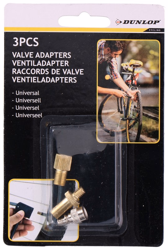 DUNLOP szelep adapter (átalakító) szett 3 darabos - Image 1 of 2