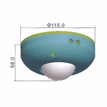 EMOS Mozgásérzékelő (PIR) IP20 6m 360° thumbnail 5