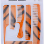 TOUCH OF BEAUTY Fodrász fésű szett 6 darabos, színes  thumbnail 1