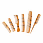 TOUCH OF BEAUTY Fodrász fésű szett 6 darabos, színes  thumbnail 2